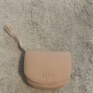 Chloe Leather Wristlet Bag